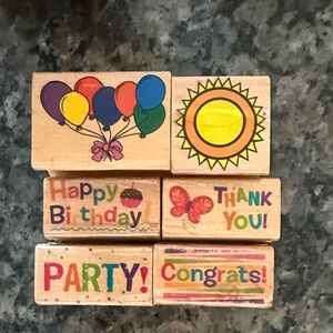Colorful Party Stamp Set